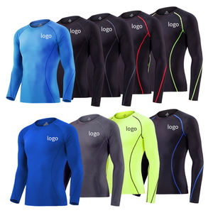 All-Day Comfort Eco-Friendly Mens Long Sleeve Shirt For Cross-Training Featuring 4-Way Stretch Fabric - Product Image 1