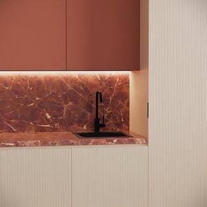 Proyecto de Villa en el Reino Unido: Juego de <span class=keywords><strong>Cocina</strong></span> Moderno de Acero Inoxidable, Fabricación de Gabinetes Completos con Electrodomésticos - Product Image 3