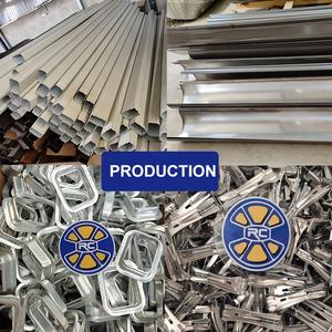 8 inç alüminyum alaşımlı oluk uç kapakları/oluk askı/oluk koruyucu/iniş borusu çıkışı/oluk köşe yağmur oluk sistemi - Product Image 5