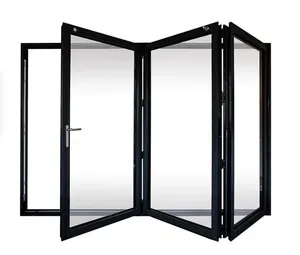 <span class=keywords><strong>Porte</strong></span> pliante en aluminium <span class=keywords><strong>Porte</strong></span> pliante en verre à bris thermique <span class=keywords><strong>Porte</strong></span> accordéon pour patio extérieur - Product Image 6