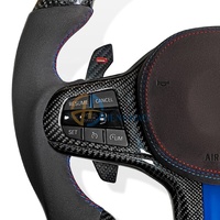 Volant LED en fibre de carbone personnalisé pour BMW G20 G12 G01 G02 G05 G06 G07 G30 Volant LED