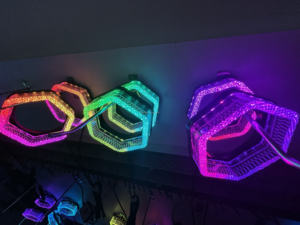 1.5 인치 2.5 인치 3.0 인치 WRGB 색상 앱 제어 5D 크리스탈 다이아몬드 천사 눈 프로젝터 렌즈 슈라우드 커버 LED 헤일로 링 - Product Image 6