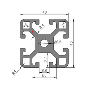 Perfil de Aluminio Industrial Serie 4040 al por Mayor, Perfil de Aluminio para Consola de Línea de Ensamblaje Personalizado - Product Image 3