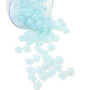 Perline Trasparenti in Acrilico/Resina/Lucite <span class=keywords><strong>Chen</strong></span> Ming, Piccole Perle a Forma di Fiore, Perline Sciolte Medie per DIY, Elastici per Capelli e Braccialetti per Bambini - Product Image 5
