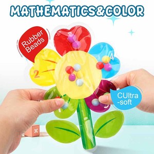 <strong>Flower</strong> Color Sorting Sensory Toy for Toddler Activities Fine Motor Matching <strong>Game</strong> Roadtrip Travel Essential Autism Fidgets Toys - Product Image 2
