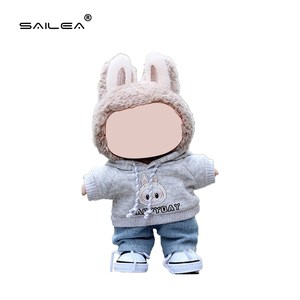 เสื้อผ้าตุ๊กตาผ้าพลัฌหลากสี SAILEA Labu ขนาด 17 ซม.  สามารถปรับแต่งโลโก้ได้  ซีรีส์แฟชั่น คุณภาพเยี่ยมสำหรับการพิมพ์บรรจุภัณฑ์ - Product Image 4