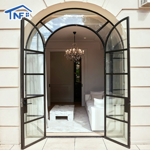 Factory Customized Casement <strong>Arched</strong> <strong>Door</strong> Villas Interior And Exterior Aluminum <strong>Arch</strong> Swing <strong>Doors</strong> For Houses - Product Image 2
