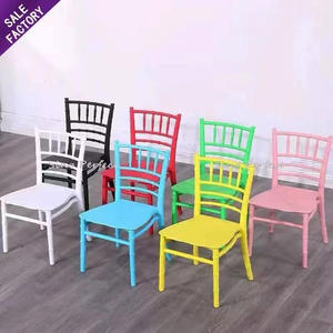 Wholesale Colorful Stackable <b>Plastic</b> Resin Furniture Wedding Banquet Festival Party Durable Tiffany Chiavari <b>Chairs</b> for Children - Product Image 1