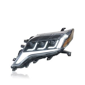 ชุดไฟหน้าแต่งสำหรับรถยนต์โตโยต้า ปราโด ปี 14-17 พร้อมเลนส์ไฟเดย์ไลท์และไฟเลี้ยวแบบไหล สำหรับรถแลนด์ครุยเซอร์ - Product Image 1