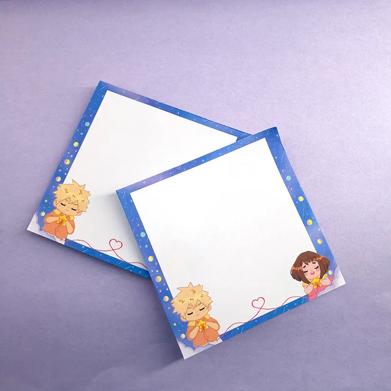 Briefpapier Levert Custom Papier Geplaatst Stickers Index Het Notitie Memo Sticky Pad