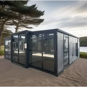 <span class=keywords><strong>Vendita</strong></span> di Fabbrica: Casa Container Prefabbricata Modulare 20FT, Design Personalizzato, Pieghevole ed Espandibile, Pannelli Sandwich, Design Moderno ed Economico - Product Image 3