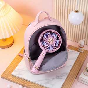Portable Handheld <b>Fan</b> With <b>Stand</b> Rechargeable Usb Powered 5W DC Motor Three Speeds For Outdoor Use And Students - Product Image 4