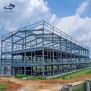 Complete Multi Storey Steel Structure Frame Modular Portable Construction Office Building