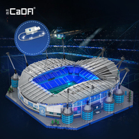 Cada C66022W, Modelo del Estadio Etihad del Manchester City, Bloques de Construcción Arquitectónicos para Armar, Juguetes 10284 10272, Sets de Bloques de Construcción