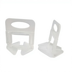 2.0mm Thickness <b>Tile</b> <b>Leveling</b> Clips and Wedges Flat Grout <b>Tile</b> <b>Leveling</b> Spacers Virgin PP Plastic 100pcs/ Bag Tiling Tool - Product Image 1