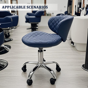 New Arrival Của Màu Sắc Hiện Đại Da Vòng Dưới Salon Đồ Nội Thất Ngồi Có Thể Ngả Ghế Lớn Thủy Lực Bơm Cắt Tóc Ghế - Product Image 2