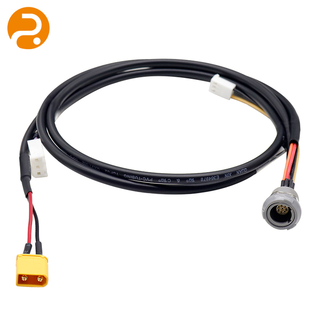 Custom PVC Aluminum Conductor Waterproof Circular Connector Wiring Harness XT60 Plug Industrial Robotics UAV Power Signal 12V