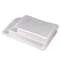 Sacs personnalisés imprimés en flexographie, grands sacs transparents en polypropylène BOPP avec soufflet latéral, valve et fermeture adhésive, logo personnalisé, recyclables pour les aliments