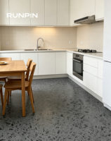 Dalle de quartz à granulats mouchetés Runpin Série MONO Gris Stellaire Certifiée NSF CE UKCA pour sols commerciaux à fort trafic – Meilleure vente