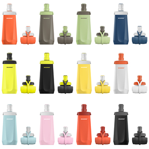 Botella de agua plegable reutilizable, ecológica, libre de BPA, personalizada y de silicona, ideal para acampar, la más vendida. - Product Image 6