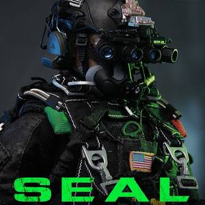 Figura de Acción Personalizada a Escala 1/6 del Capitán SEALTEAM K9 Night Jump Soldier M013, Nuevo Juguete Militar de Plástico para Regalo - Product Image 4