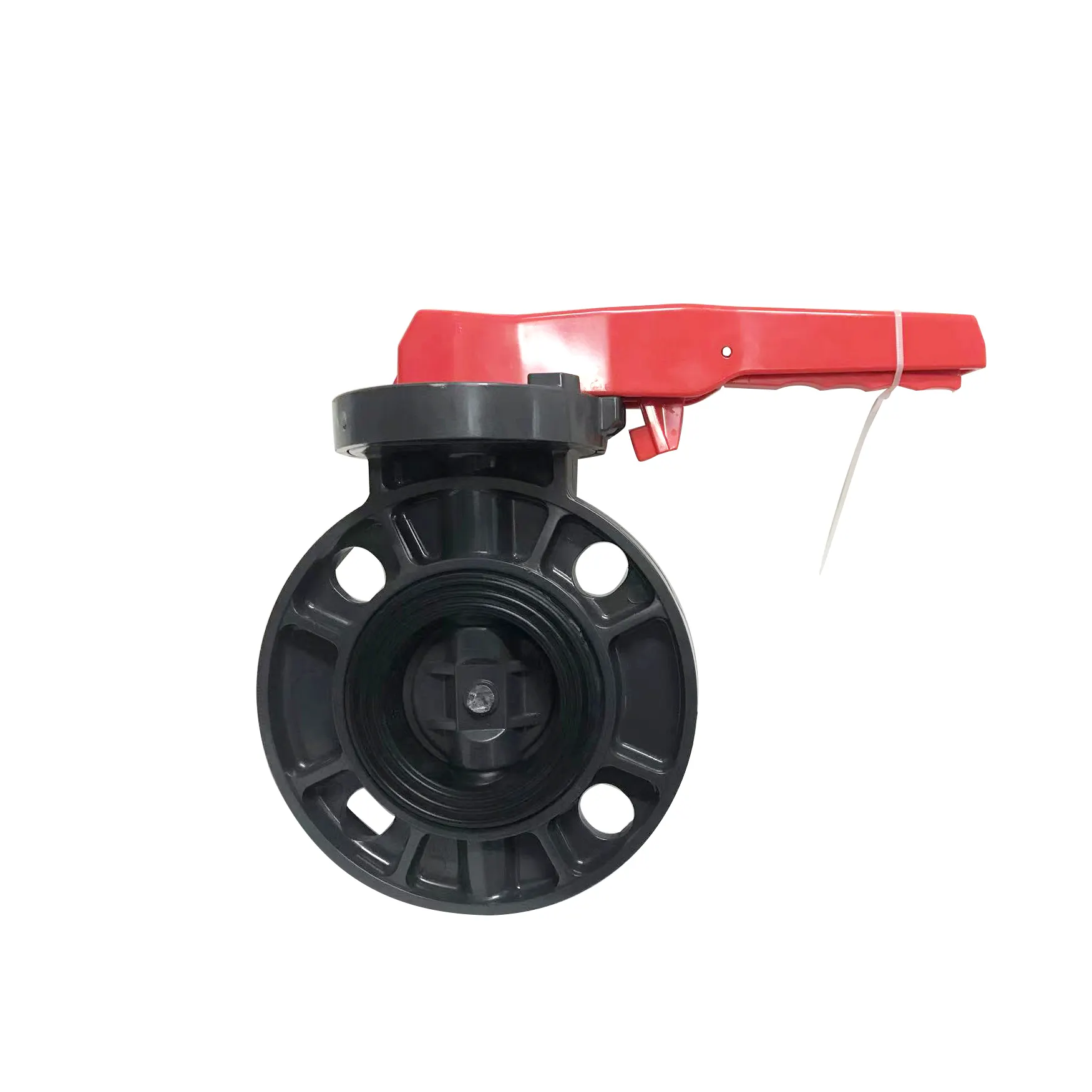 DN 50 DN100 DN 150 DN 200 High Performance UPVC Wafer Manual Butterfly Valve Plastic Handle Lever Butterfly Valve Manufacturers
