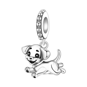 <b>Cute</b> cartoon animal pendant, made of white brass, suitable for DIY <b>bracelet</b> making, suitable for both men and women - Product Image 2