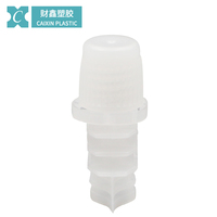 Bouchon de bec en plastique HDPE LW001B Bec de poche de 8.2mm de diamètre Bec de poche debout avec bouchon à vis