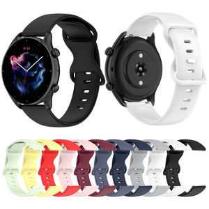 <span class=keywords><strong>Correa</strong></span> de Repuesto para Reloj con Hebilla de Mariposa Colorida S/L para <span class=keywords><strong>Amazfit</strong></span> <span class=keywords><strong>GTR</strong></span> 3 Pro 2e <span class=keywords><strong>GTR</strong></span> <span class=keywords><strong>47mm</strong></span> 22mm, <span class=keywords><strong>Correa</strong></span> de Silicona - Product Image 1