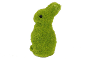Juguete de peluche y peluche Animal Faux Moss Peeps Conejito de peluche Conejitos de peluche para decoraciones de fiesta Venta caliente 11cm Decoración de conejito de Pascua - Product Image 5