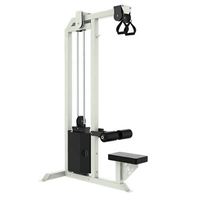 Machine professionnelle de musculation en acier inoxydable pour le tirage à la tricepse, idéale pour le renforcement des bras, des jambes et des muscles.