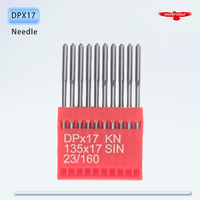 Dotec DPX17-Aiguille pour machines à coudre pied/point de chaînette SY3355 135X17 SY3357, 100 pièces