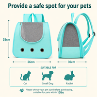 Sac à dos de transport pour chat et chien, pliable, grande capacité, respirant, homologué pour le transport aérien, idéal pour les voyages en extérieur – Vente en gros