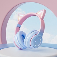 Auriculares Over-Ear para eSports BT035 con Luz Degradada, Orejas de Gato, Principio de Vocalismo Dinámico JL para Venta al por Mayor