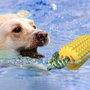 Popular pet toys corn grinding teeth sticks dog cotton <b>ropes</b> TPR toothbrushes chew toys - Product Image 2
