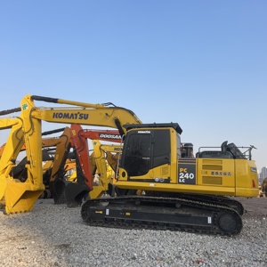 Excavatrice Komatsu PC240LC d'occasion, engin de chantier hydraulique sur chenilles, d'origine, 24 tonnes, PC240-8, PC220, grande pelle d'occasion - Product Image 1
