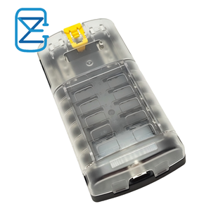 Boîtier de fusibles à lame 12 voies (12V CC) - Compatible ATO/ATC, pôle négatif intégré, couvercle bleu pour applications marines/voitures/bateaux - Product Image 1