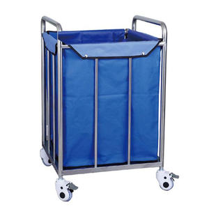 Chariot d'hôpital BT-SLT032 pour vêtements sales, chariot à linge sale en acier inoxydable, chariot à linge propre, chariot à linge usagé - Product Image 1