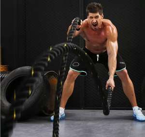 Recém-projetado 12mm 3m Jump <span class=keywords><strong>Rope</strong></span> Heavy Weighted Jump <span class=keywords><strong>Rope</strong></span> para homens e mulheres - Product Image 6