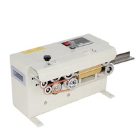 Machine de scellage thermique horizontale automatique FR-550 pour film plastique, scelleuse à bande continue avec convoyeur, type compact pour applications alimentaires