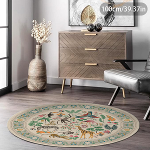 Alfombra de área geométrica esponjosa de primera calidad, alfombra Extra suave, negra, blanca y Beige con respaldo de PP, sofá moderno para sala de estar y dormitorio - Product Image 3