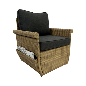 Sillón Individual de Ratán para Exteriores, Sofá Acolchado para Patio, Muebles para Balcón, Porche, Jardín, Terraza - Product Image 3