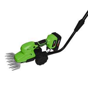 20V Li-ion industriel électrique bricolage coupe-herbe arbuste élagage bordure cisaillement portable sans fil taille-<span class=keywords><strong>haie</strong></span> poignée télescopique - Product Image 2