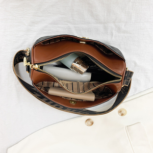 Bolso bandolera de lujo de alta calidad de diseñador famoso para mujer, bolsos de hombro tipo bandolera de estilo Vintage, patrón a cuadros, verano elegante - Product Image 3