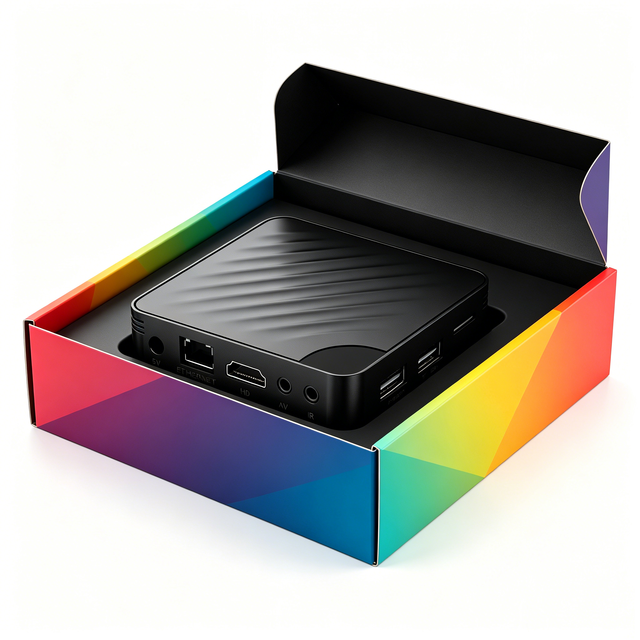 4GB+32GB High Memory Android 14 TV Box WiFi6 OTT Set Top Box European Consumer