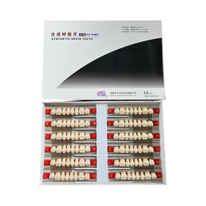 Denti Sintetici in Resina Acrilica Anteriori Inferiori a Due Strati in Diverse Tonalità all'Ingrosso - Product Image 1