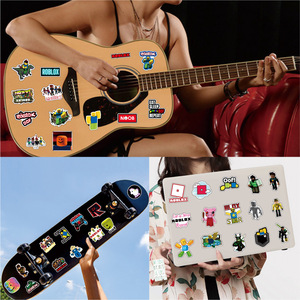 50-100 Adesivi Graffiti <span class=keywords><strong>Roblox</strong></span> per Mondo Virtuale, Laminazione Lucida, Stampa Digitale, Decorativi in PVC Impermeabile per Cartoni Animati, Transfrontalieri - Product Image 3