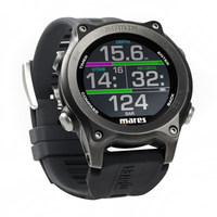 Montre de plongée Mares SIRIUS Summer en acier inoxydable avec charge sans fil et capteur