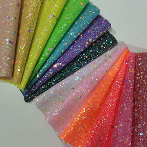 Decoración de vinilo brillante corazón transparente para mascotas, hojas de tela de purpurina plateada y dorada para bolsas de zapatos con lazo - Product Image 4