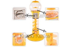 Best-seller Spiral Capsule Toy Machine Grande Capacité Gumball Bonbons Distributeur Automatique Idéal pour Arcades Centres Commerciaux - Product Image 4